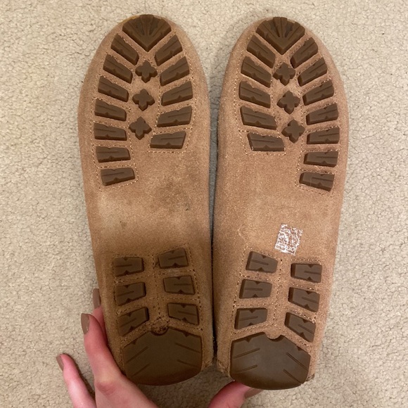 Coach 7 1/2 Camel Suede Moccasins - Picture 5 of 9